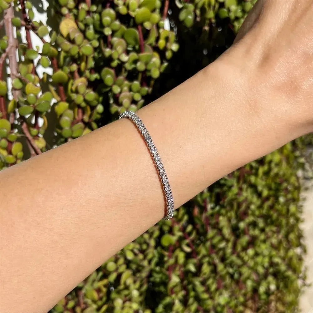 3 cttw Platinum Diamond Tennis Bracelet at Regard Jewelry in Austin, Texas