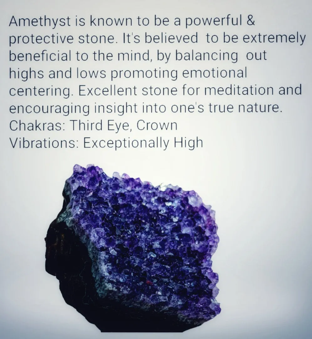 Amethyst - Cuff bracelet