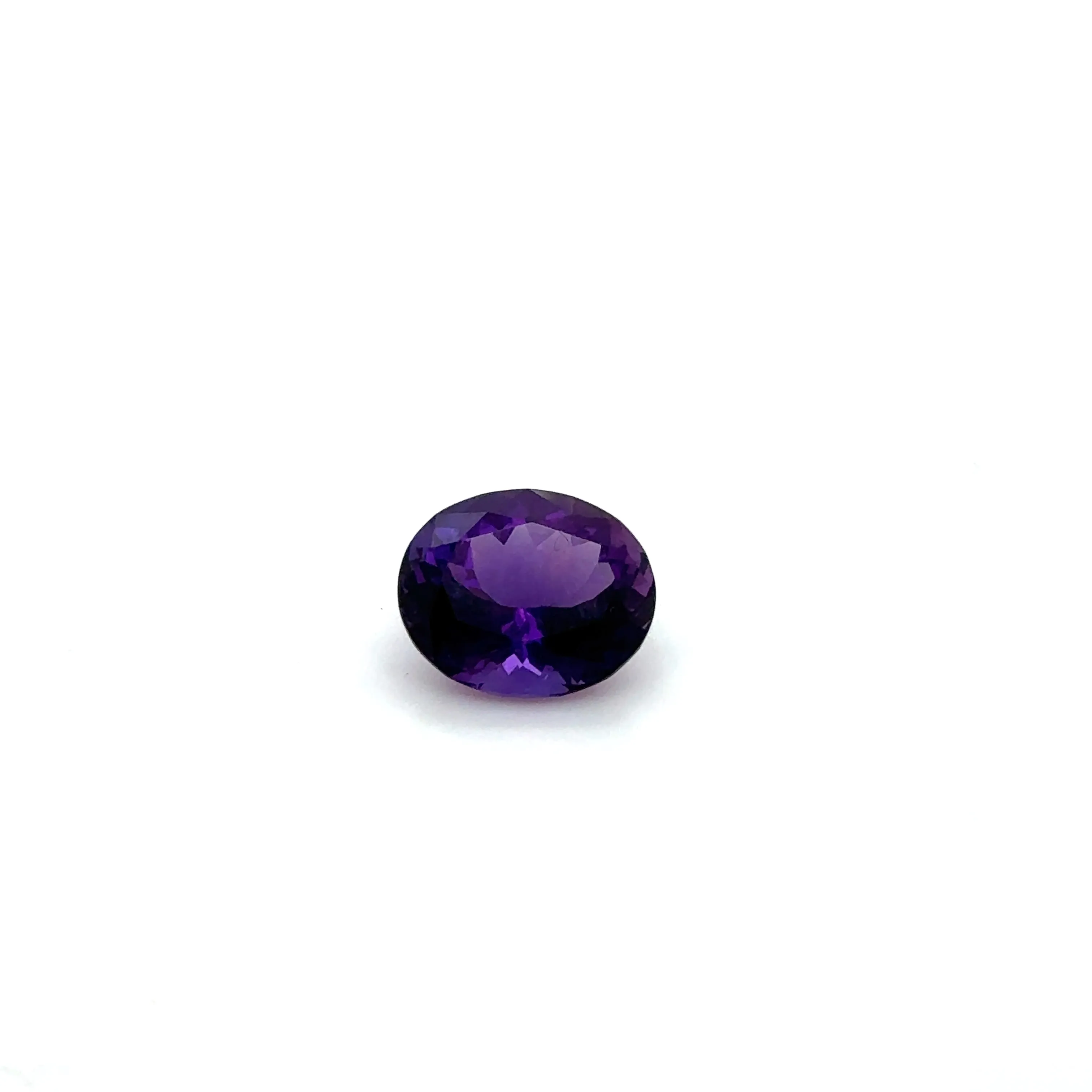 Amethyst Gemstone; Natural Untreated Uruguay Amethyst, 4.545cts