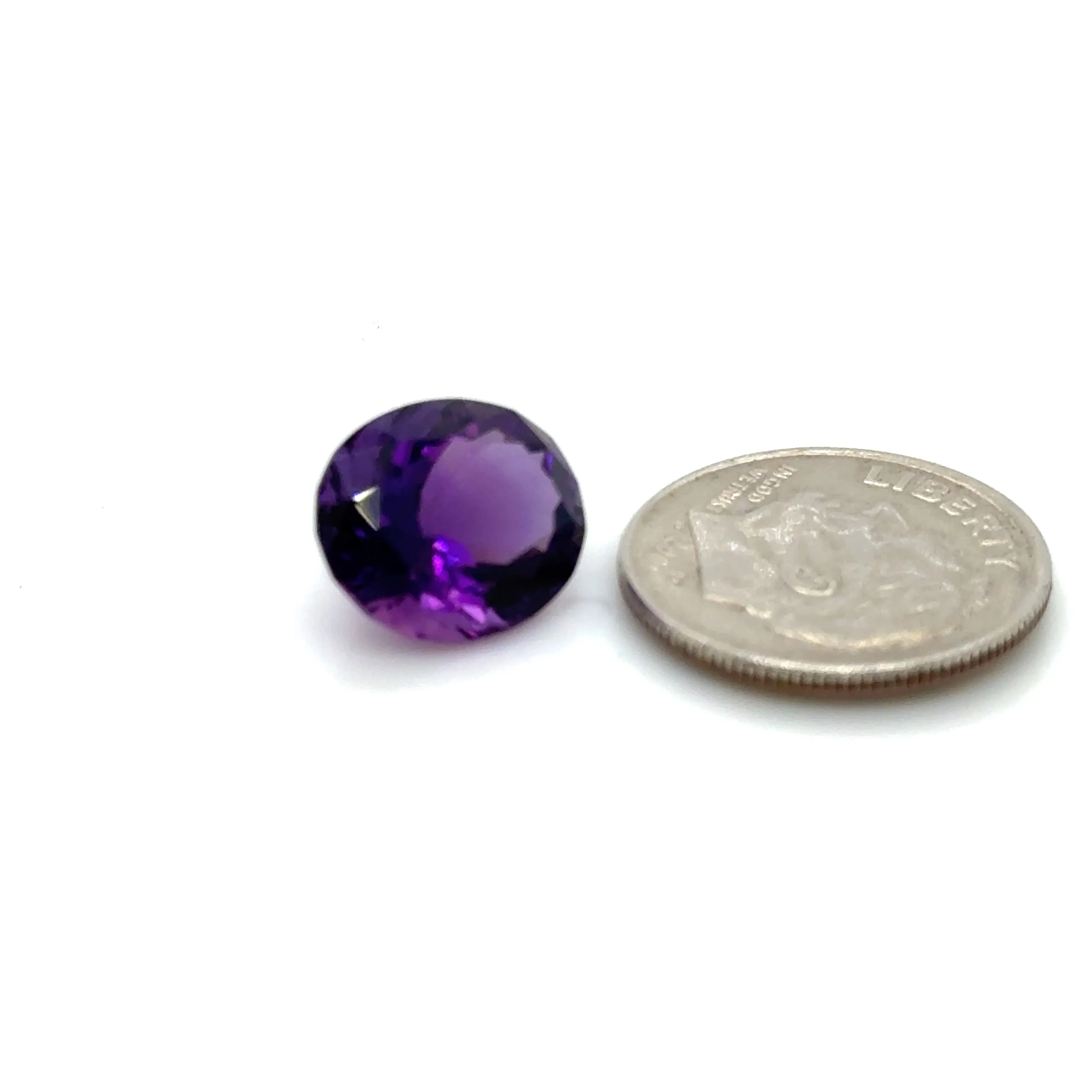 Amethyst Gemstone; Natural Untreated Uruguay Amethyst, 4.545cts