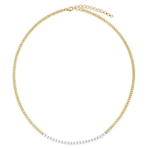 Charming Elegance Diamond Link Necklace