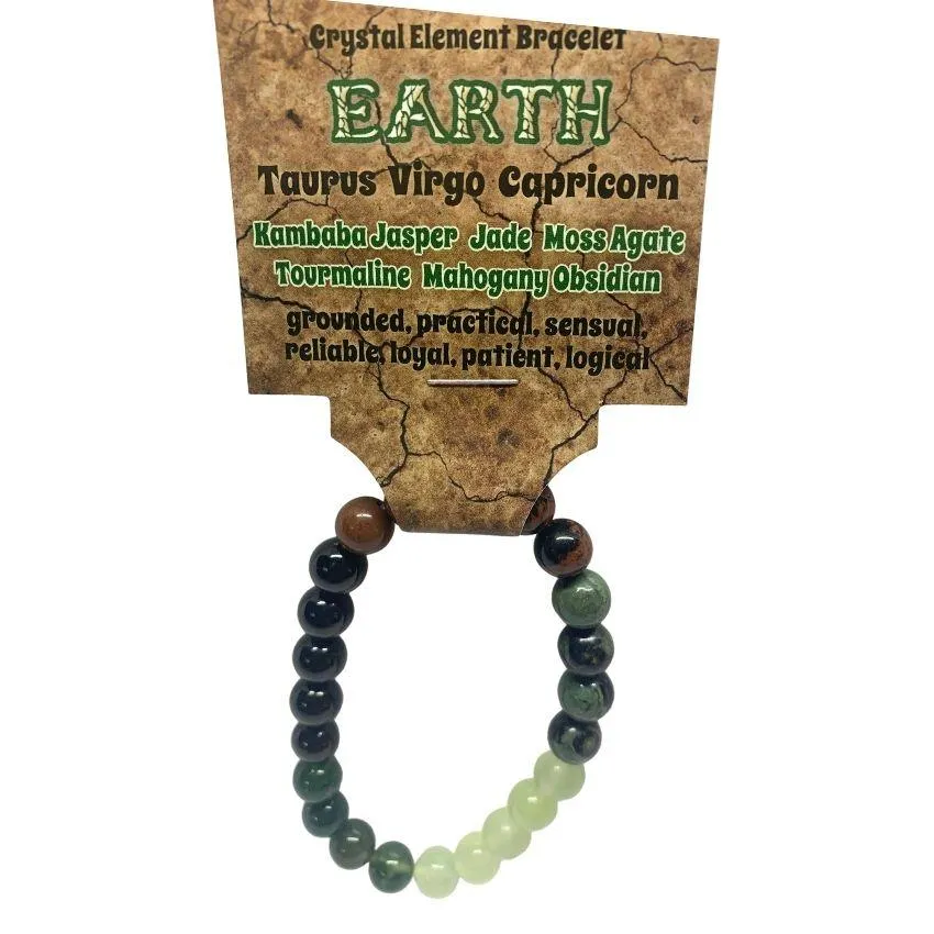 Earth | Crystal Healing Bracelet for Growth