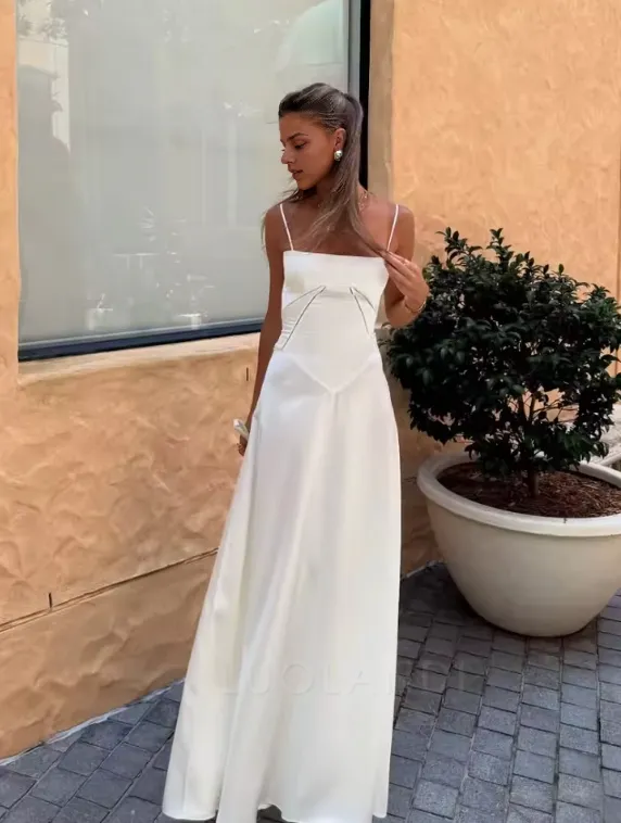 Elegant Long Prom Dress Fashion Vacation Dress Charming Evening Party Dress
