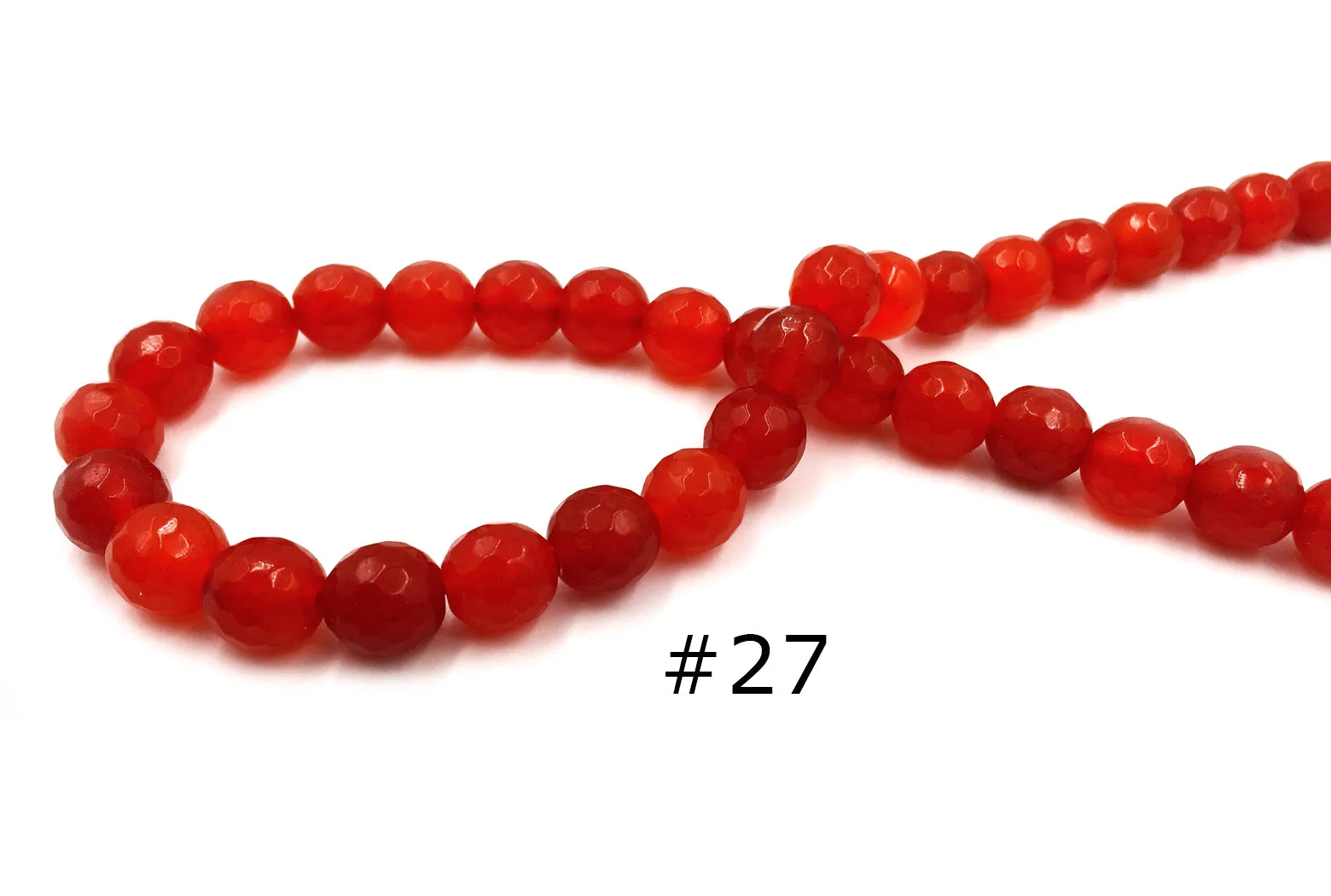 GSA1079-03 Faceted Gemstone 10mm Aqua Pink Red CHOOSE COLOR BELOW