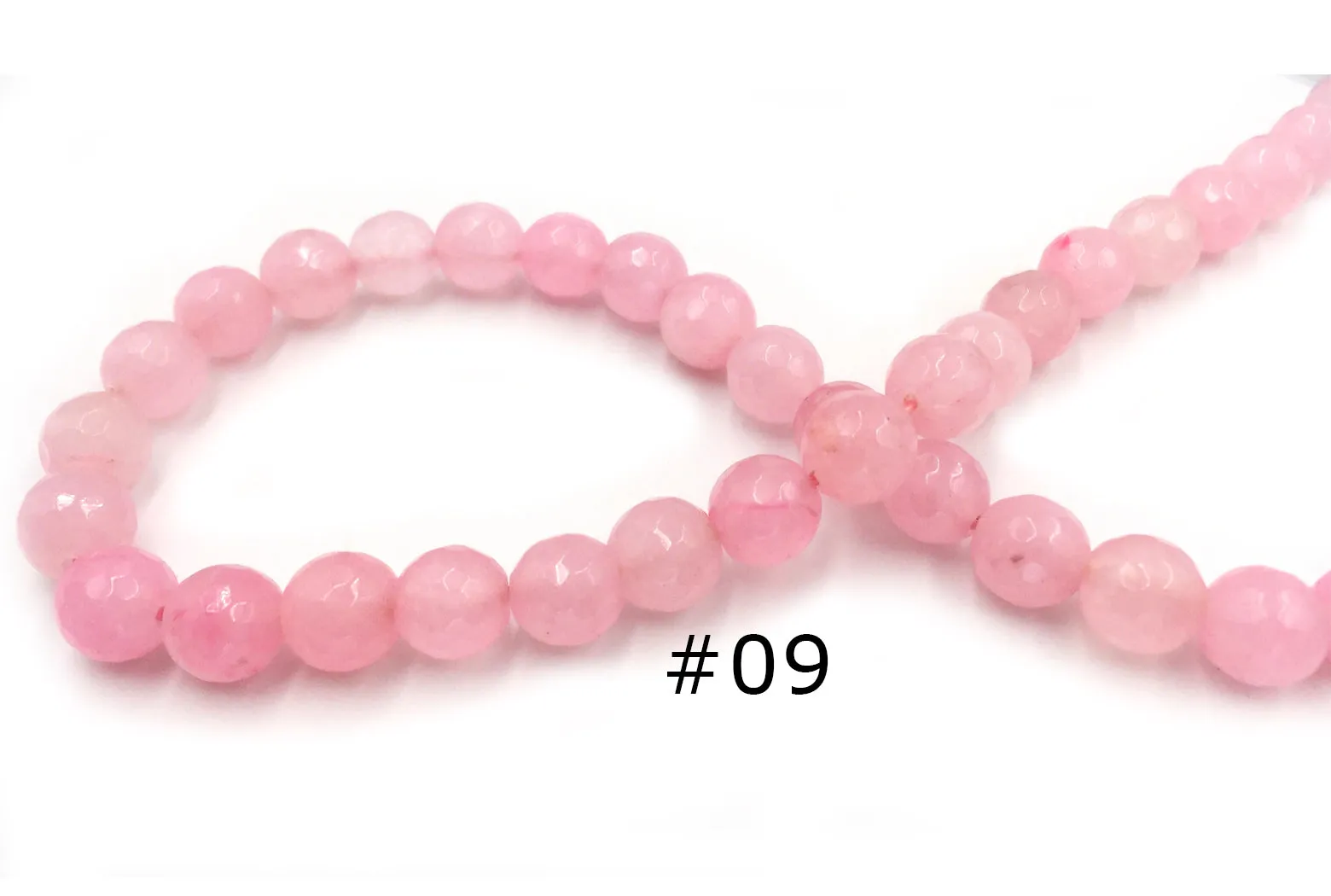 GSA1079-03 Faceted Gemstone 10mm Aqua Pink Red CHOOSE COLOR BELOW
