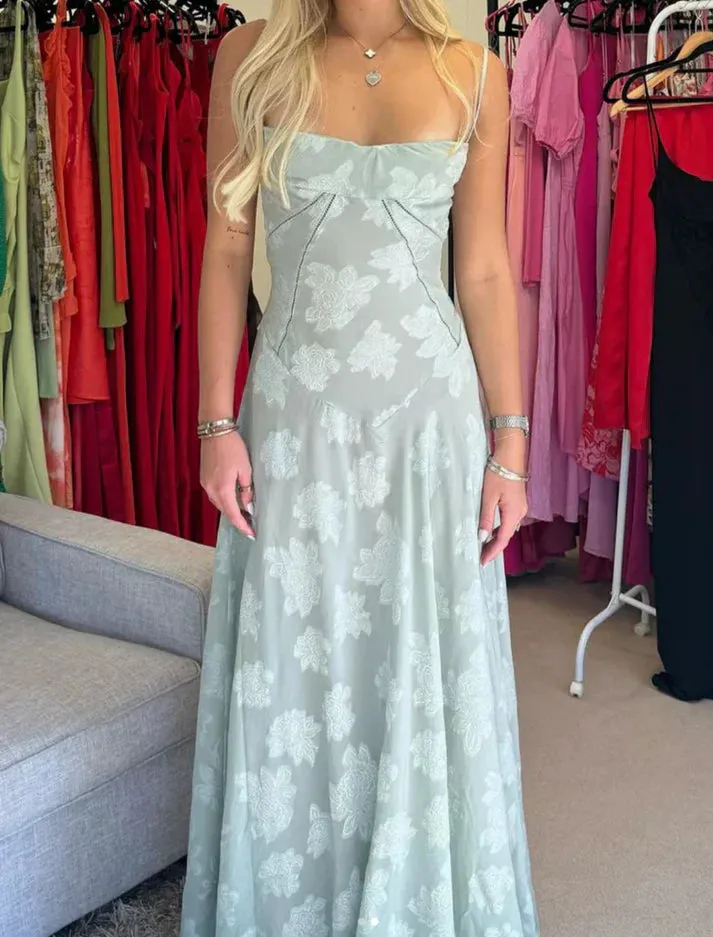 Lilac Spaghetti Straps Elegant Long Party Dress Charming Evening Dress Formal Dress