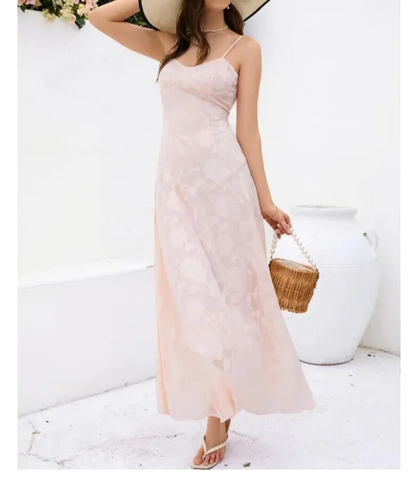 Lilac Spaghetti Straps Elegant Long Party Dress Charming Evening Dress Formal Dress