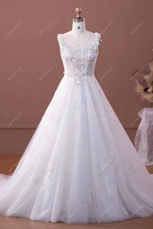 Romantic Princess Wedding Dress with Glimmering Beading