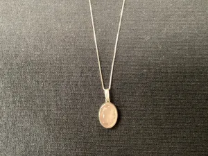 Rose Quartz/Silver Necklace