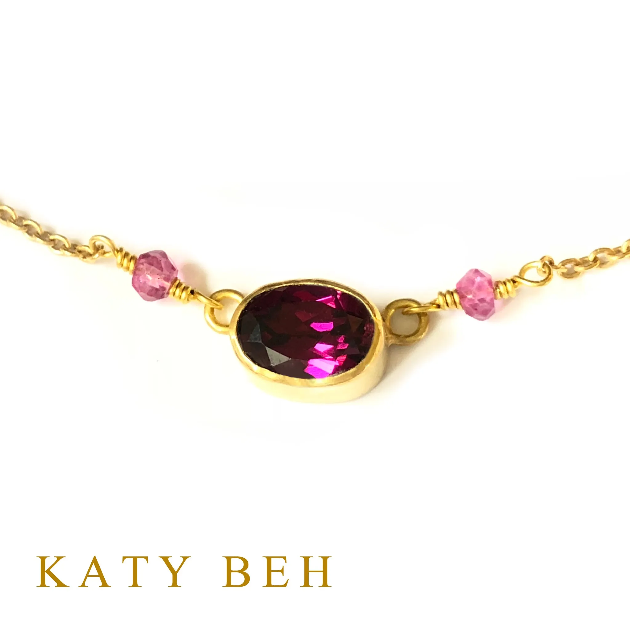 Seneira Rhodolite Garnet Necklace