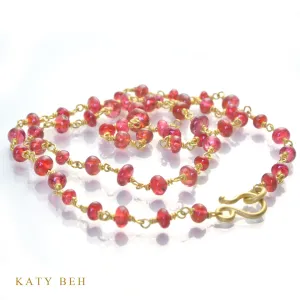 Spinel Chain Necklace