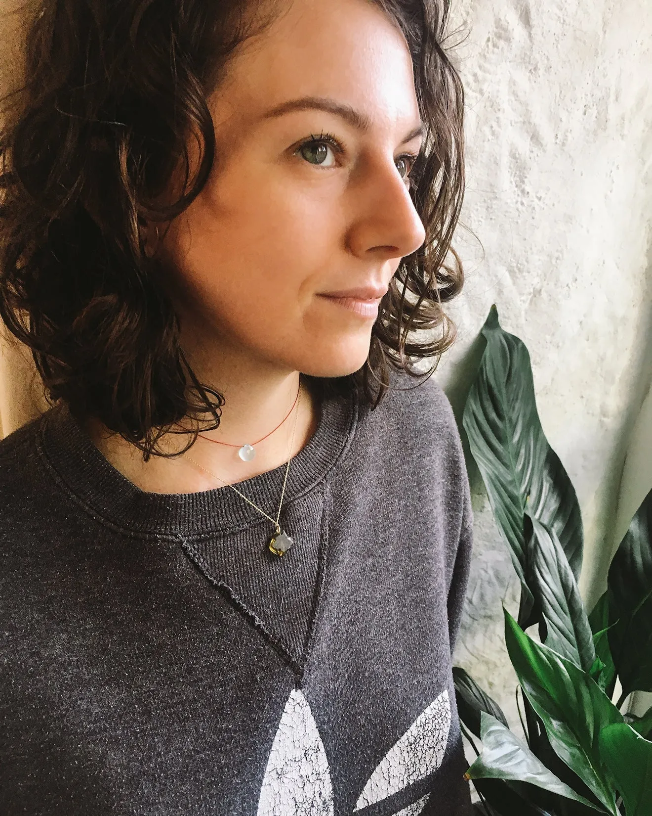 Tsavorite Green Garnet Vegan Silk Necklace