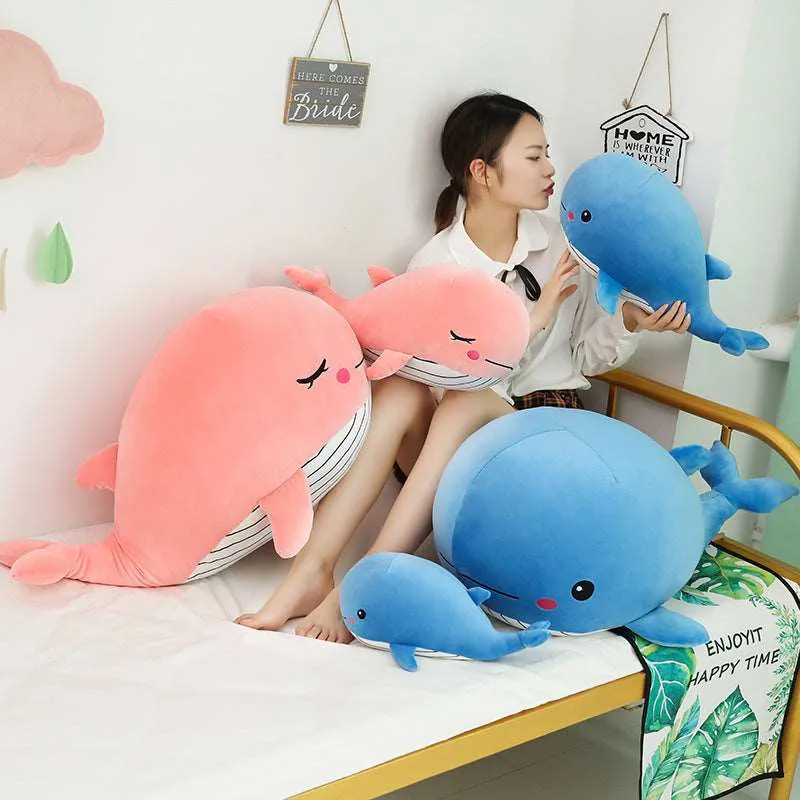 Winky & Snoozy The Charming Whale Plushies